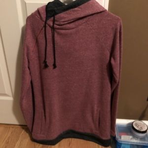 Double hood sweatshirt